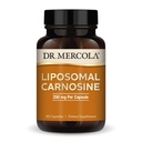 Dr. Mercola Liposomale Carnosine, 250 mg per capsule, 30 porties (30 capsules), Dieetsupplement, Ondersteunt Metabole Gezondheid, Niet GGO