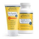 Onderzoek naar voedingssupplementen Liposomal Glutathion (450 mg) + Colostrum & Paddenstoelen Supplement voor Immune Support - Enhanced Immunity Duo - Tri-Fortify Orange + Transfer Factor Multi-Immune (2 Piece Set)