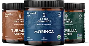 REVITALIZE Trio - Kurkuma C3 Complex, Boswellia Complex, Organic Moringa - Immunity Support, Detox, Lever & Digestieve Ondersteuning