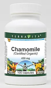 Kamille (Certified Organic) - 450 mg (100 capsules, ZIN: 517605)