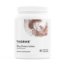 THORNE - Wei Protein Isolaat - Balanced Amino Acids Profile with BCAAs - 21 Gram Easy to Digest Whey Protein Powder - NSF Certified for Sport - Chocolate - Gluten & Sojavrij - 30 Servers