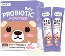 BHK's Baby Probiotische Poeder,+ Vitamine D,Vermindert Colic,Gas & Spit-ups,Gezonde Poep,Vermindert Huilen & Fussing & Promoot Digestieve Comfort, pasgeborenen, Baby's & Baby's, 30 Sticks