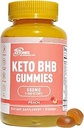 Real Ketones Keto BHB Gummies - Keto Gummies met BHB Exogene Ketones voor verbeterde prestaties Energie Focus en Keto Dieet Ondersteuning - Hoge sterkte Sugar Free Keto Gummy - 30 Servers (Peach)
