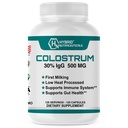 Hybrid Nutraceuticals Bovine Colostrum Supplement - Muscle Building - Immune Support - Powerful Digestion - Lactoferrin Supplement (120 Colostrum Capsules - 500mg - 30% IgG)