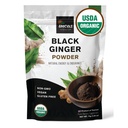 INCAS 100% USDA Biologische Thaise zwarte gember poeder voor mannen 2,65 Ounce uit Thailand niet GGO geverifieerd kruidensupplement voor natuurlijke energie en duurzaamheid