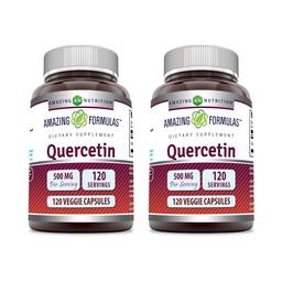 Verbazingwekkende formules Quercetin 500mg Veggie Capsules Supplement 