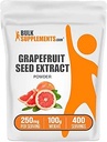 BulkSupplements.com Grapefruit Zaad Extract Poeder - Grapefruit Zaad Supplementen, Antioxidant Bron - Kruidensupplement, Glutenvrij, 250mg per portie, 1kg (2,2 lbs) (pakket van 1)