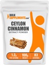 BulkSupplements.com Kaneel Bark Extract Poeder - Ceylon Cinnamon Supplement, Kruidensupplement - Veganistisch & Glutenvrij, 1,2 g per portie, 100 g (3.5 oz) (pakket van 1)