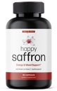 Ultra6 Voeding Gelukkige Saffron Supplementen - 100% Pure Saffron Extract Supplement voor Eye Health Ondersteuning - Mood Enhancer voor vrouwen en mannen (90 Servers)