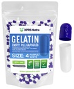 XPRS Nutra Maat 4 Lege Capsules - 100 Tel kleine lege Gelatine Capsules - Pillen DIY Capsule vullen - Vulbare Pure Bovine Pill Gel Caps voor Do-It-Yourself Supplementen (Paars/Wit)