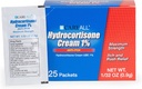 CareAll Hydrocortisone Cream 1% (25 Pack), 0.9gr Foil Packet. Maximum Strength Formulation, Anti-Itch Rash Skin Cream Relieves Itching, Eczema, Insect Bites, Poison Ivy, and Psoriasis