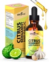 KIKI Green Liquid Citrus Bergamot & Knoflook Extract - Citrus Bergamot Supplement voor de gezondheid van het hart, het immuunsysteem en gezonde veroudering non-GMO, Glutenvrije supplement 2 Fl Oz.