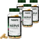 nooro Nerve Prime Supplement - R-Alpha Lipoic Acid, Lion’s Mane Mushroom, and Curcumin, Well-Being Support, Cognitive Function, Antioxidant Protection, 120-Day Supply (4 Pack)