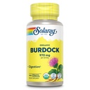 Solaray Organic Burdock Root 970 mg - Digestief Support Supplement - USDA Burdock Root Organic - Vegan, Lab Geverifieerd, 60 dagen geld-terug garantie - 50 porties, 100 Organische Capsules