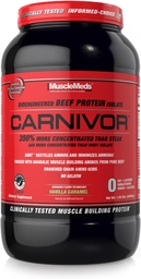 MuscleMeds Carnivor, Light Brown, Vanilla Caramel, 1,95 Pond (verpakking van 1)
