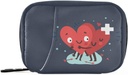 Naanle pil Organizer Hart met Cross Pill Box 7 Dag pil Case Bag Travel pil Organizer Bag met rits draagbare week Case Compacte grootte voor vitamine supplement houder