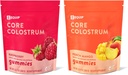 Equip Foods Core Colostrum Gummies - Heerlijk en comfortabel - 1g Ultra-Premium Grass Fed Colostrum Per Serving - Gut Health, Immunity, Hair and Skin (Pack of 1, Peach Mango & Raspberry)