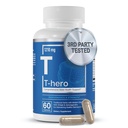 Essentiële elementen T-Hero - Daily Testosteron Support for Men - Promoot vitality & Drive - met Ashwagandha, Shilajit, Boron, DIM - 60 Count - 30 Servers