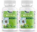 America Medic & Science WFS Plus Vruchtbaarheid Supplementen voor vrouwen (90 Capsules) Ondersteunt ovalatoire gezondheid en natuurlijke voorconceptie Vitaminen, Reproductieve Hulp, met D-Chiro Inositol, DHA (pakket van 2)
