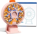 Odaro Large Pill Dispenser, Weekly Pill Organizer 7 Dag Am Pm / 14 Dag pil Box, Daily Medicine pil Organizer met Wall-Mounted of Standing gebruik voor vitamine, Supplement, Geneeskunde - Roze