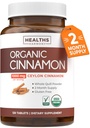 USDA Organic Ceylon Cinnamon Pillen - High Potency Ceylon Cinnamon Supplement met 1000mg per Serving for Full Body Antioxidant Support - Vegan Non-GMO cGMP Made & Lab Verified (2 maanden supply)