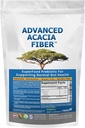 Geavanceerde Acacia Fiber Powder Bundle 2.5 Ibs (40oz) Oplosbare vezels Leaky Gut Repair Powder + Organische Natriumbicarbonaat Alkaline Supplement voor Alkaliniteit 2LB
