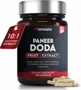 Amalth Paneer Doda Extract 1000 mg, 120 Capsules Non-GMO & Glutenvrij Kruiden-Ayurvedisch supplement