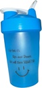 Protein Shaker Bottle, ShakeELITE - 13oz BPA-Free Blender met Secure Leak-Proof Lid & Mixing Ball - Perfect voor sportschool, fitness en on-the-go Nutrition BLUE