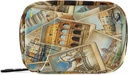 OTVEE Reizen in Italië Vintage Collage Pill Case Bag, Vitamine Organizer Medicine dragen geval voor reizen