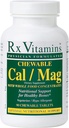 Rx Vitaminen Kauwbare Calcium/Magnesium tabletten, 90 Tellen