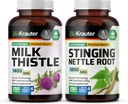 BIO KRAUTER Melkdistel 250 Capsules & Stinging Nettle 250 Capsules