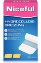 10 Count Hydrocolloid Bandages Large, 2" x 4" Hydrocolloid Wound Dressing Extra dun voor licht exudat, Hydrocolloid Gel Bandages Fast Healing