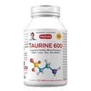 ANDREW LESSMAN Taurine 600-360 Capsules - Ondersteunt gezonde bloeddruk, hart, lever, oog en oor gezondheid. Pure, krachtige bron van de Aminozuur Taurine. Geen additieven