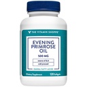 The Vitamin Shoppe Avond Primrose Oil 500MG, Natural Source of GLA (Gammia Linolenic Acid), Supplement for Women's Health & Hormonal Balance (120 Softgels)