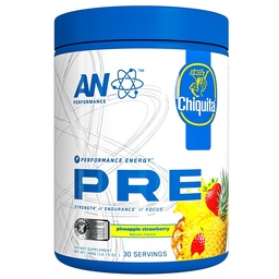 AN Performance Pre-Workout Powder Supplement for Men & Women Energie Drink Mix with 300mg Cafeïne + Beta Alanine + Citrulline 