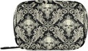 Pillen Case Reizen Vintage Pillen Cases Bag Medicine Vitamine Container Pillen Box Organisators Supplement houder (Skull Damask)
