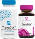 NeuroScience NeuroBiota (30 capsules) + TravaCor (120 capsules) Mood Support Bundle - Mood Probiotic + Supplement to Help Reduce Stress + Angsiousness - Immune + GI Health (2 producten)