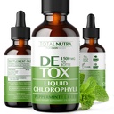 Liquid Chlorophyll Drops 50mg: Vegan Chlorophyll Liquid Drops for Natural Energy Boost, Immune Support, Body Detox for Skin Care, Internal Deodorant | Mint Flavor, Non-GMO, Gluten Free Total Nutra 2oz