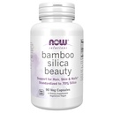NOW Foods Solutions, Bamboe Silica Beauty, Ondersteuning voor haar, huid en nagels, gestandaardiseerd tot 70% Silica, 90 Veg Capsules