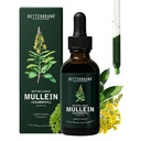 Betterbrand Mullein Drops for Lung Detox - Mullein Leaf Tinctuur met Chlorofyl - Helpt Ondersteuning Ademhalingsgezondheid, Alcoholvrije, 1 maand levering - 60ml
