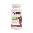 Capsules, 60 Count- Resveratrol Supplement ondersteunt gezonde veroudering, hartgezondheid, en immuunfunctie met quercetine, druivenzaadextract, vitamine D3 en CoQ10