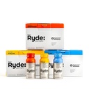Ryde: Discovery Pack | Energize, Focus & Relax Shots | Green Tea Caffeine, Taurine, Ginseng, B Vitamins, L-Theanine, Lemon Balm, Chamomile | 0 Calories, 0 Sugar | Variety Pack – Try Them All (24 Pack)