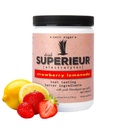 Superieur Electrolytes–Plant Based Electrolyte Supplement w/Sea Minerals for Hydration & Recovery–Keto Friendly, Non-GMO, Zero Sugar, Vegan Healthy Sports Drink Powder–Strawberry Lemon(70 Serv)