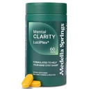 Brain Booster Supplement voor Focus, Geheugen, Helderheid, Energie & Mood 60 Tabs - 100% Drug-Free & Clinically Tested Brain Supplement