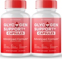 Glycogen Support Capsules, Advanced Formula Support Supplement, Alle natuurlijke formule pillen om gezond niveau te behouden, algemene wellness - Maximale sterkte, Glycogen Ondersteuning Pillen Reviews (2 Pack)