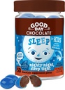 Good Day Chocolate Melatonine voor kinderen [50 Tellen] - Fair Trade Non-GMO Chocolate met kamille en Melatonine 1 mg - Peuter Melatonine, Kinderen Natuurlijke Slaaphulp voor leeftijden 3 en omhoog