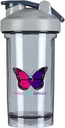 Schildklierkanker Bewustzijn 18 Ounce Shaker Bottle Drink Mixer Leak-proof Pre Workout Proteïne Shakes Maaltijd Vervangingsshakes Flessen 500ML/18 Oz Gray&-1&-1&-1-1
