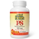 Natuurlijke factoren, Fosfatidylserine, Ondersteuning voor Geheugen, Concentratie en Hersenfuncties, Soja en Glutenvrij, 30 Softgels