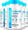 (5 verpakkingen) Ketosyn Cleanse & Detox Capsules, Ketosyn Pillen voor gevorderd gewichtsverlies, Maximale sterkte Keto Blend Ondersteuning Supplement, Keto Syn Interne reiniging Pastilla's Reviews (300 capsules)