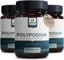 Polypodium Leucotomos Extract 10:1, 240 mg,120 Veg Capsules - Ondersteunt Natuurlijke Gezonde Huid Zorg- Antioxidant- Natuurlijke Huid Toon- Vegetarische, Niet GGO 4 Maand Levering